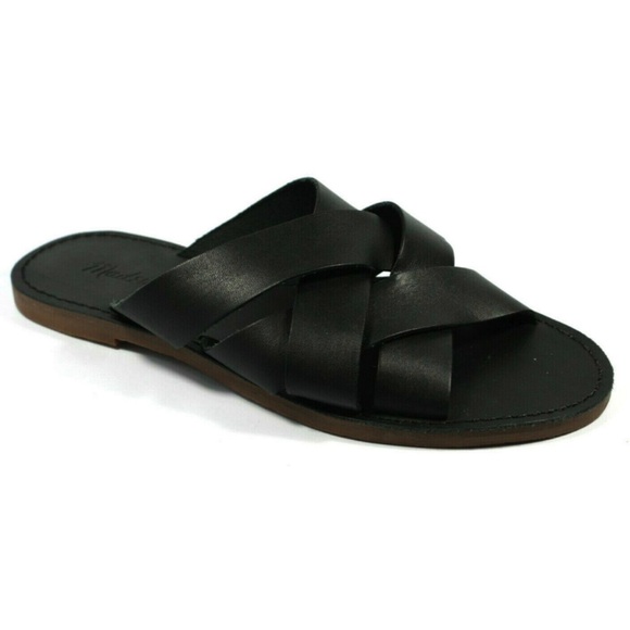 Madewell Shoes - Madewell Black Leather Sandals 6.5
